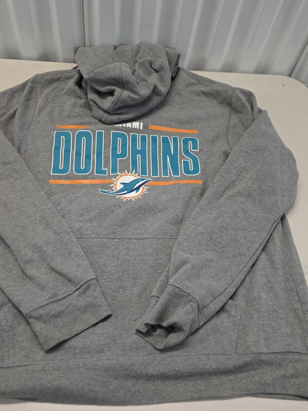 Miami Dolphins Hoodie NFL Team Apparel Pullover Men's Size Large